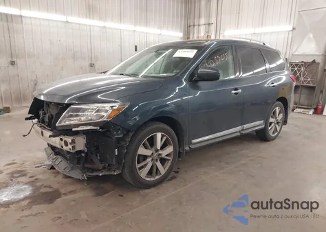 2015 Nissan Pathfinder Platinum from USA, damaged, VIN 5N1AR2MM5FC712851